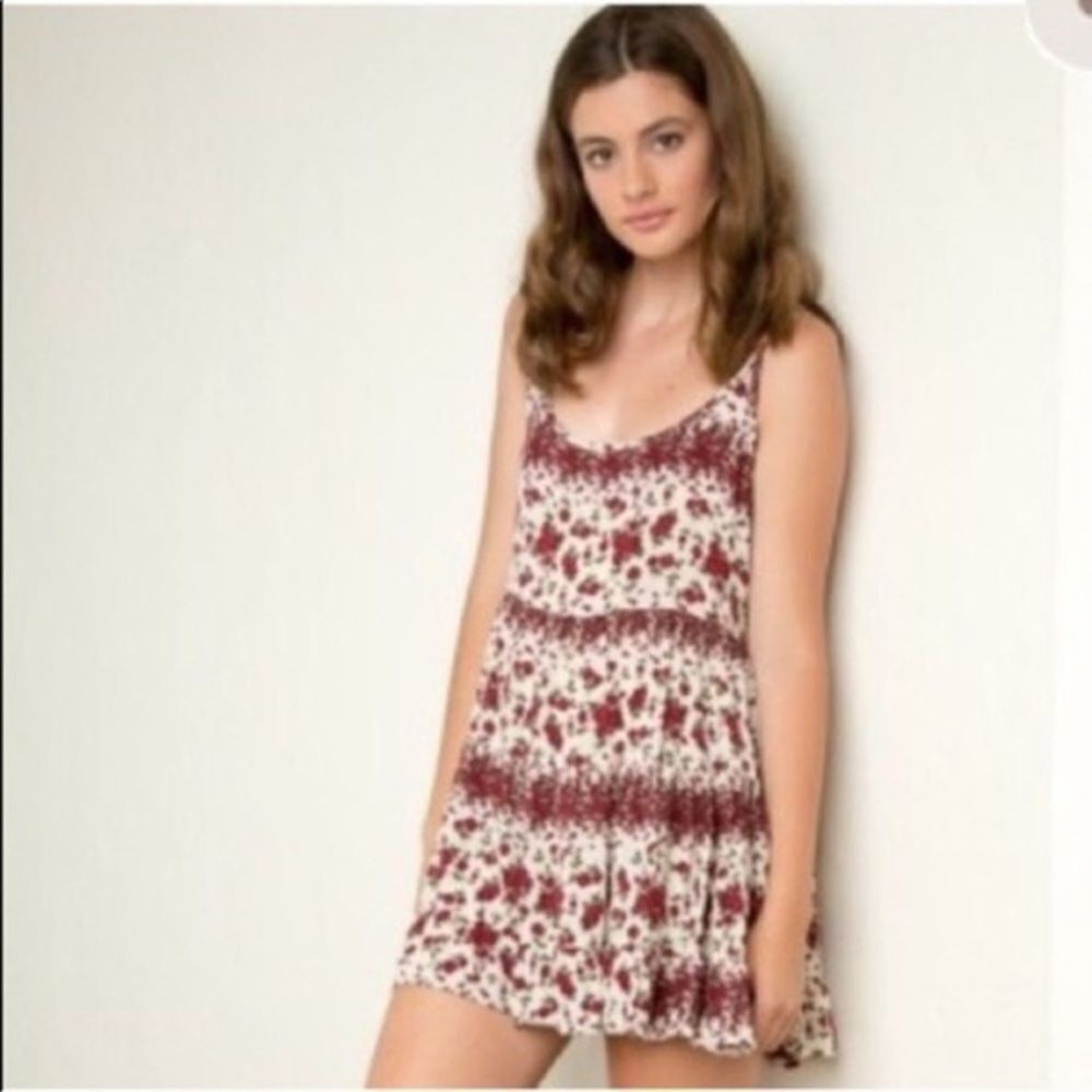 BRANDY Melville boho rose jada slip Dress​